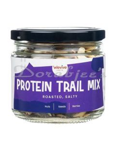 WEVIVE INDIA PROTEIN TRAIL MIX (ROASTED SALTY), 200G