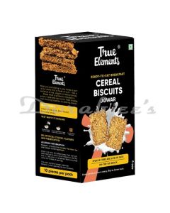 TRUE ELEMENTS CEREAL JOWAR BISCUITS 400GM