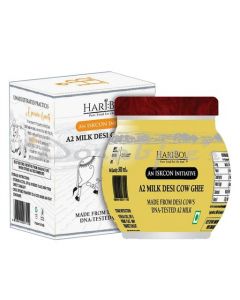 HARIBOL CREAM GHEE IS MADE FROM AHIMSA A2 MILK THAT IS DNA-TESTED FOR A2 COMPLIANCE.