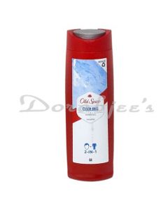 OLD SPICE COOLING  SHOWER GEL +SHAMPOO 400ML