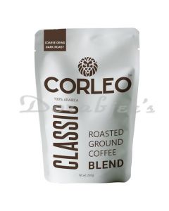 CORLEO CLASSIC COARSE GRIND DARK ROAST ARABICA GROUND COFFEE (FRENCHPRESS, POUROVER, COLD BREW)100G