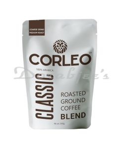 CORLEO CLASSIC COARSE GRIND MEDIUM ROAST ARABICA GROUND COFFEE (FRENCHPRESS, COLD BREW) 250G