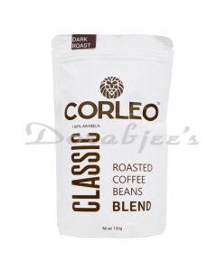 CORLEO CLASSIC DARK ROASTED ARABICA COFFEE BEANS 150G