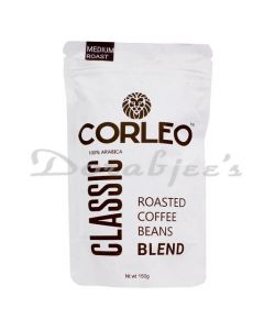 CORLEO CLASSIC MEDIUM ROASTED ARABICA COFFEE BEANS 150G