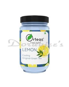 ORTEAS COOLING LEMON GREEN TEA , WHOLE LEAF AND FRESH LEMON PEEL. ORIGINAL DARJEELING GREEN TEA.50G