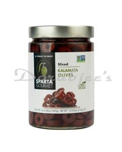 SPG KALAMATA BIG OLIVES SLICED 580 GMS