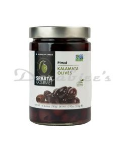 SPG KALAMATA BIG OLIVES PITTED 580 GMS