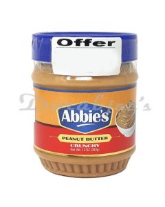 ABBIES PEANUT BUTTER CRUNCHY 340G