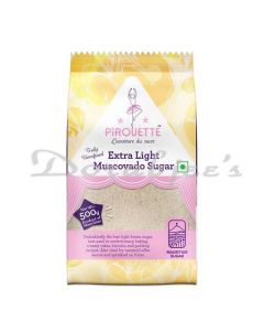 PIROUETTE LIGHT MUSCOVADO SUGAR, 500G