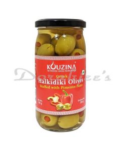 KOUZINA HALKIDIKI OLIVES STFD WITH PIMENTO PASTE, 200G