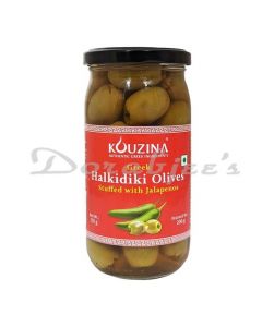 KOUZINA HALKIDIKI OLIVES STFD WITH JALAPENOS, 200G