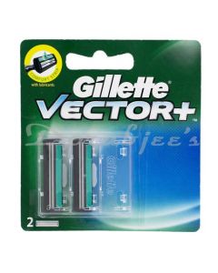 GILLETTE VECTOR PLUS SHAVING BLADES 2S