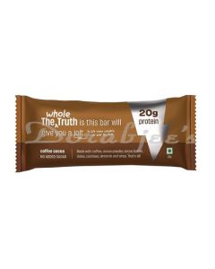 THE WHOLE TRUTH COFFEE COCOA PROTEIN BAR 67 GMS