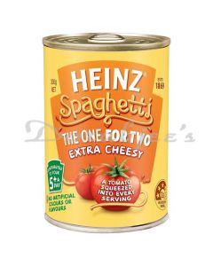 HEINZ SPAGHETTI EXTRA CHEESY 300 GM