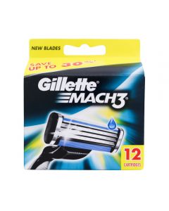 GILLETTE MACH3 SHAVING CARTRIDGES 12