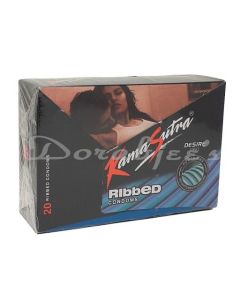 KAMA SUTRA RIBBED CONDOMS 20S