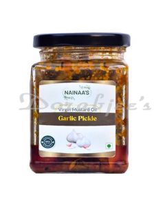 NAINAAS VIRGIN MUSTARD OIL GARLIC PICKLE 200 GM