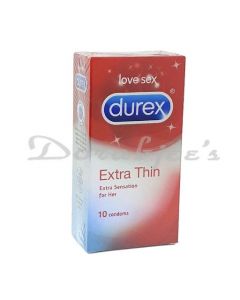 DUREX SUPER THIN CONDOMS 10S