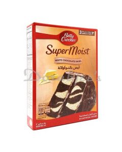 BETTY CROCKER SUPER MOIST WHITE CHOCOLATE SWIRL CAKE MIX 500G