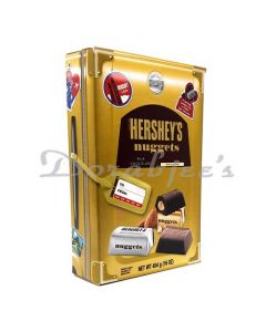 HERSHEYS NUGGETS MILK DARK WITH ALMONDS ASSORTED CHOCOLATE 454G