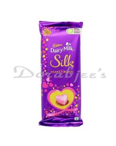 CADBURY CHOCOLATE DAIRY MILK SILK HEART ROSE 162G