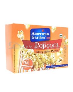 AMERICAN GARDEN MICROWAVE POPCORN EXTRA BUTTER 297G