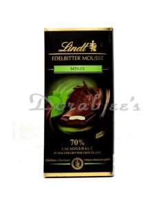 LINDT EDELBITTER MOUSSE MINZE