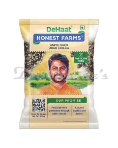 DEHAAT HONEST FARMS URAD DAL CHILKA 500G