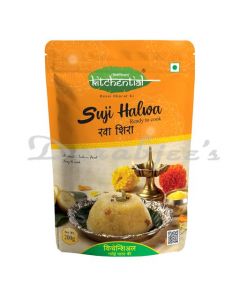 KITCHENTIAL SUJI HALWA WITH SUGAR,INSTANT,READY TO COOK MIX,200GM