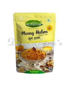 KITCHENTIAL MOONG HALWA WITH JAGGERY,INSTANT,READY TO COOK MIX,200GM