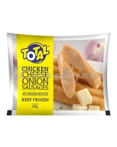 TOTAL CHICKEN CHEESE & ONION SAUSAGES (250 GM)