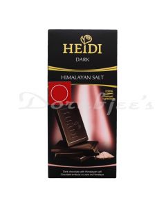 HEIDI CHOCOLATES DARK BLACK SALT 80G