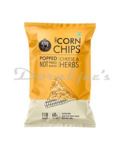 4700BC CHEESE & HERBS CORN CHIPS, POUCH, 55G