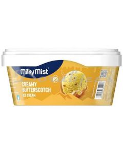 MILKY MIST  ROUND TUB BTER SCTCH ICECREAM 500ML