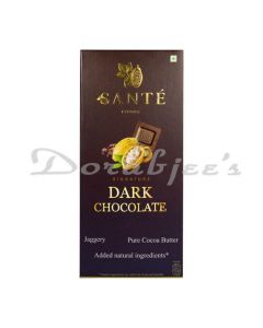 SANTE FOODS JAGGERY DARK CHOCOLATE 50GM