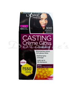 LOREAL CASTING CREME GLOSS 300 DARKEST BROWN