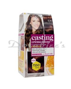 LOREAL CASTING CREAM GLOSS HAIR COLOR  530 PRALINE BROWN