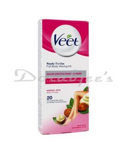 VEET FULL BODY WAX KIT NORMAL SKIN 20S