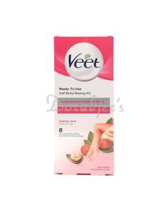 VEET READY TO USE INSTANT HALF BODY WAXING KIT NORMAL SKIN 8S