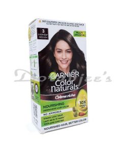 GARNIER NATURAL HAIR COLOR DARK BROWN 3