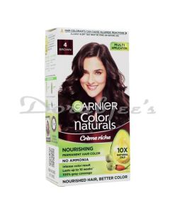 GARNIER NATURAL HAIR COLOR BROWN 4