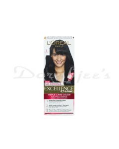 LOREAL EXCELLENCE CREME TRIPLE HAIR COLOR SMALL 1 BLACK