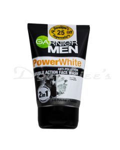 GARNIER MEN POWER LIGHT DUO FACE WASH 100G