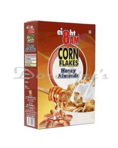 8AM CORN FLAKES HONEY & ALMOND, 300G