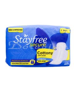 STAYFREE SANITARY PADS SECURE           18S