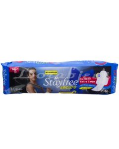 STAYFREE SECUR EXTRA LARGE SANITARY PADS 6S