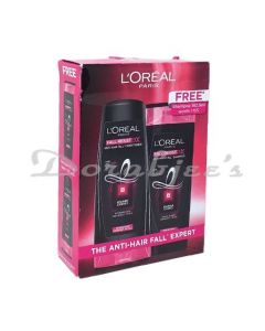 LOREAL FALL RESIST REPAIR 3X SHAMPOO CONDITIONER 180G