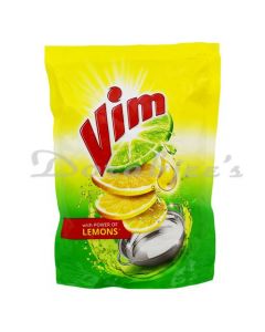 VIM DISH WASH LEMON  LIQUID POUCH 500ML