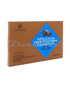 COCOACRAFT DARK COOKING CHOCOLATE 52% 210G