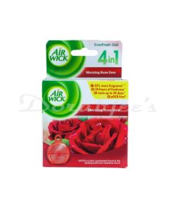 AIRWICK AIR FRESHENER EVERYFRESH GEL MORNING ROSE 50G